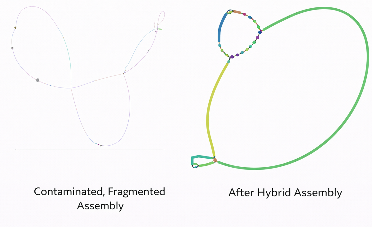 Hybrid Genome assembly